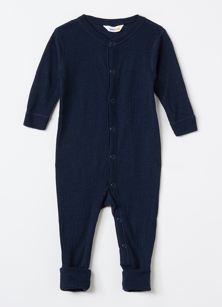Joha Meisjes Babypak van merino wol in de kleur Donkerblauw, maat: 80