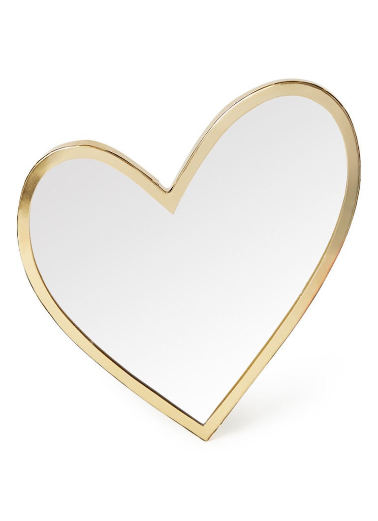 Vtwonen Heart spiegel 30 cm Goud - Deal