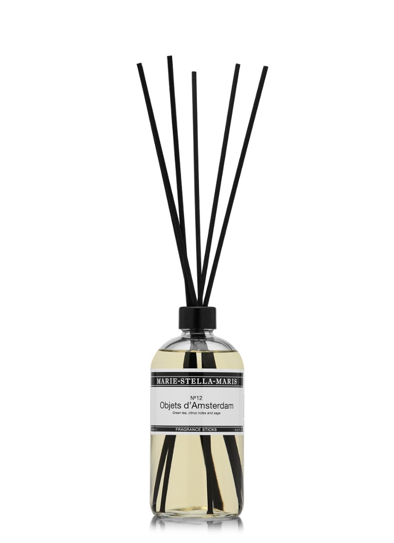 Marie-Stella-Maris No.12 Objets d'Amsterdam geurstokjes 500 ml Transparant - Deal