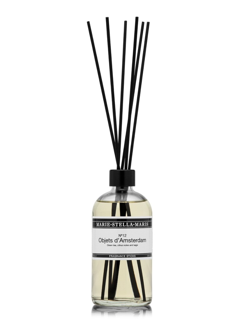 Marie-Stella-Maris No.12 Objets d'Amsterdam geurstokjes 250 ml Transparant - Deal
