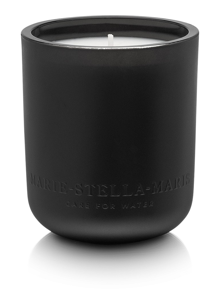 Marie-Stella-Maris Candle Rock Roses navulbare geurkaars 300 gram Zwart - Deal