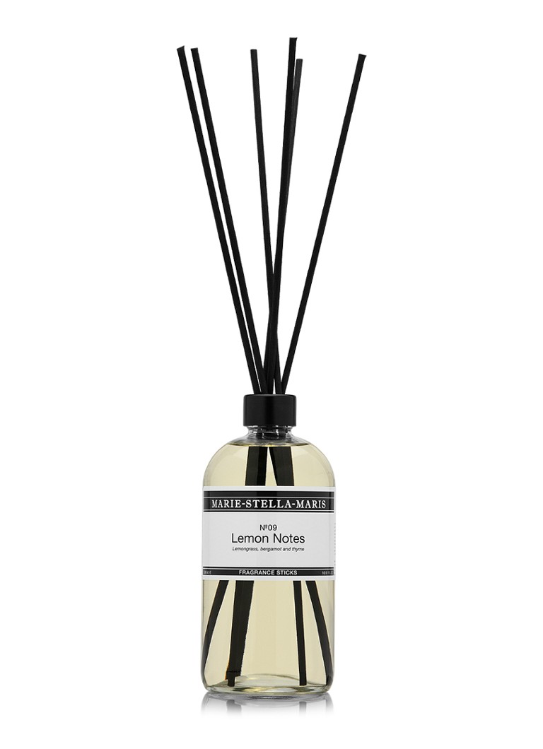 Marie-Stella-Maris No.09 Lemon Notes geurstokjes 500 ml Transparant - Deal