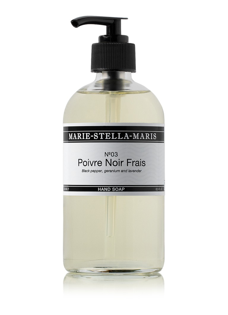 Marie-Stella-Maris No.03 Poivre Noir Frais handzeep 250 ml Wit
