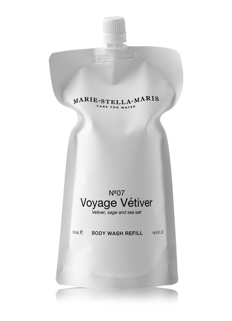 Marie-Stella-Maris No.07 Voyage Vétiver douchegel navulling 500 ml Wit 500 ml Verzorging - Deal