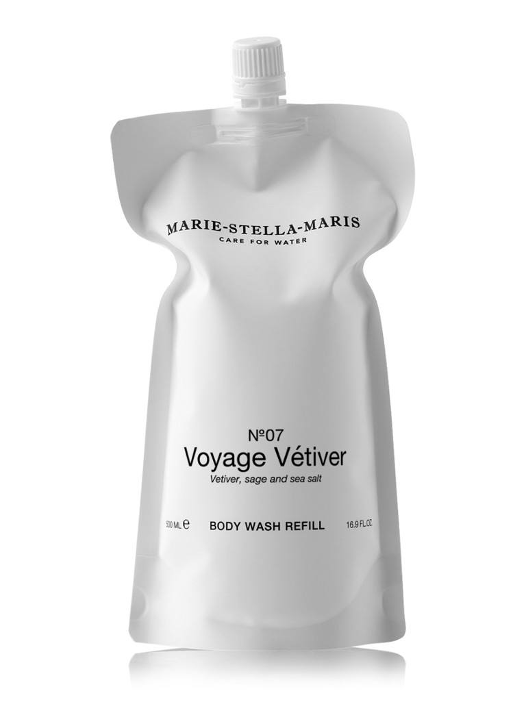 Marie-Stella-Maris No.07 Voyage Vétiver douchegel navulling 500 ml Wit 500 ml Verzorging - Deal