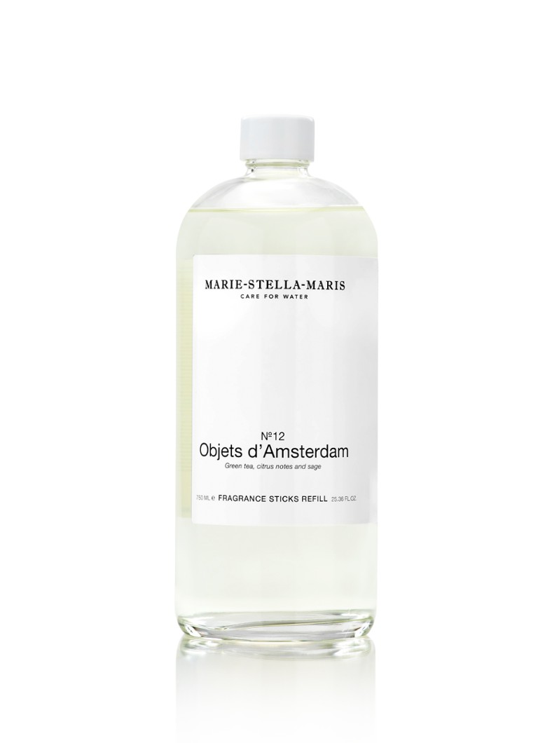 Marie-Stella-Maris No. 12 Objets d'Amsterdam Fragrance Sticks - geurstokjes navulling 750 ml Transparant - Deal