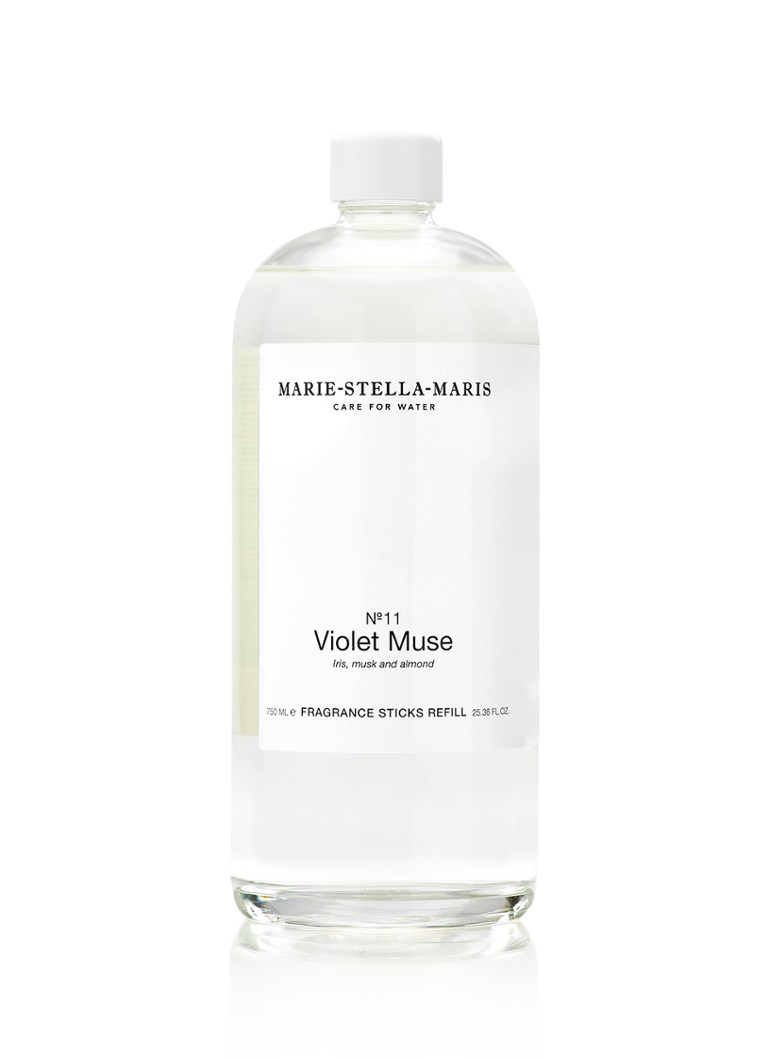 Marie-Stella-Maris No. 11 Violet Muse Fragrance Sticks - geurstokjes navulling 750 ml Transparant - Deal