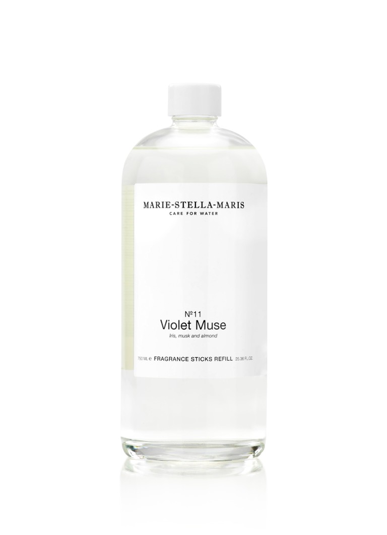 Marie-Stella-Maris No. 11 Violet Muse Fragrance Sticks - geurstokjes navulling 750 ml Transparant - Deal
