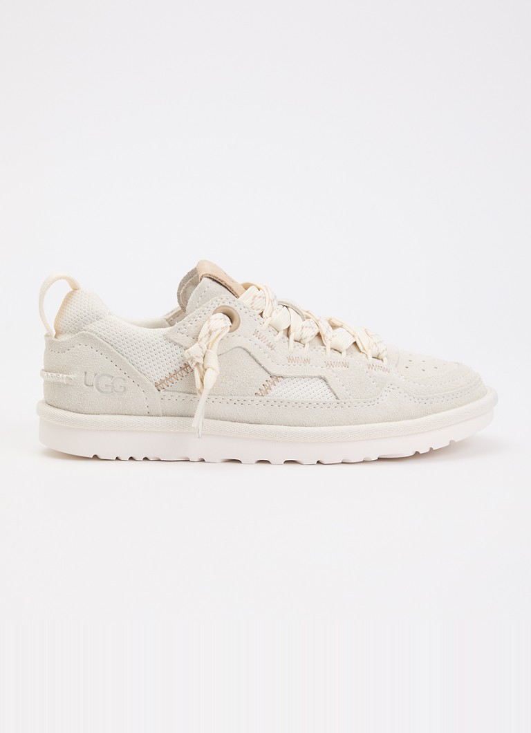 UGG Dames Minimel sneaker van suède in de kleur Beige, maat: 41