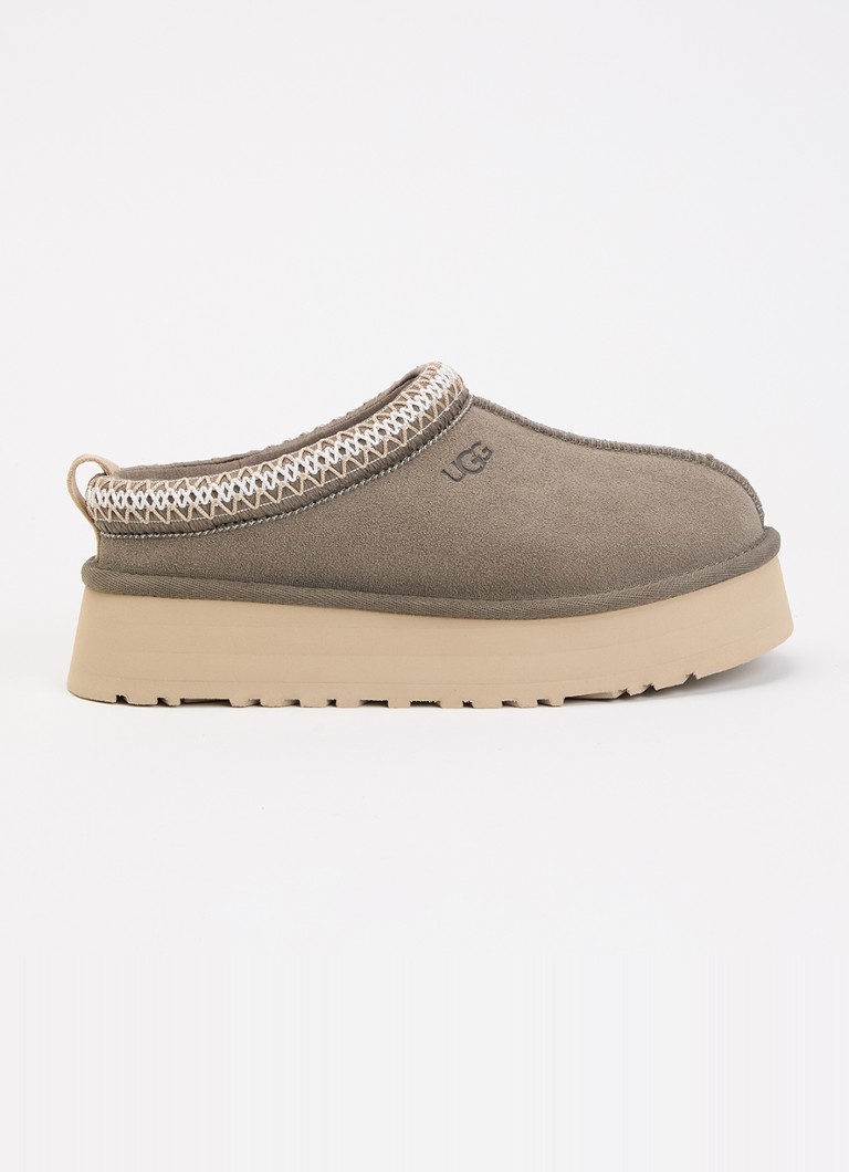 UGG Dames Tazz II muiltje van suède in de kleur Grijs, maat: 38