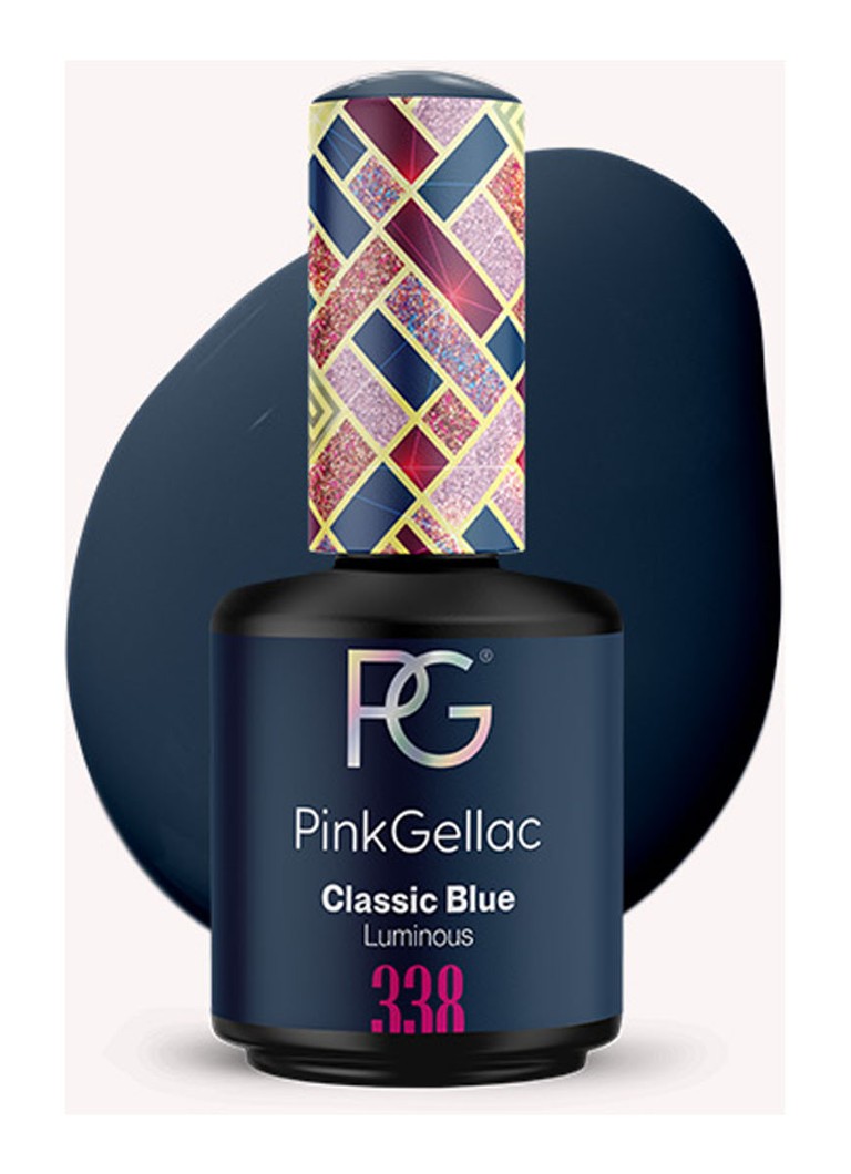 Pink Gellac 338 Classic Blue - gel nagellak 338 Classic Blue 1 MAAT Make-up - Deal