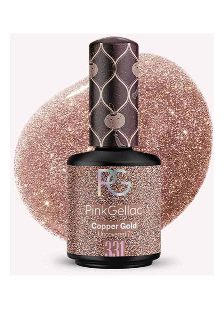 Pink Gellac 331 Copper Gold - gel nagellak 331 Copper Gold 1 MAAT Make-up - Deal