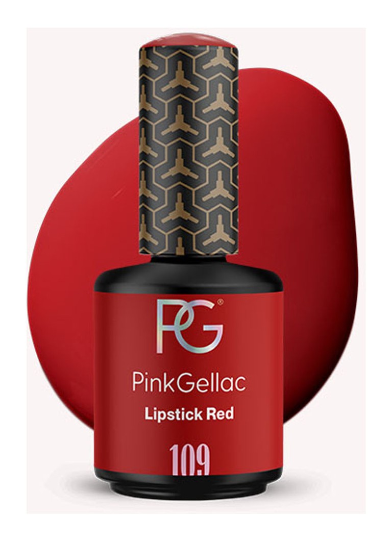Pink Gellac 109 Lipstick Red - gel nagellak 109 Lipstick Red 1 MAAT Make-up - Deal