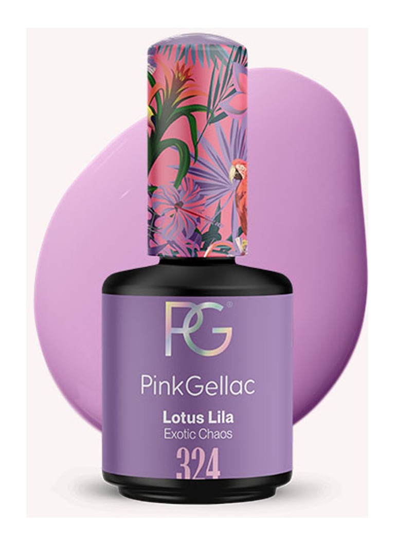 Pink Gellac 324 Lotus Lila - gel nagellak 324 Lotus Lila 1 MAAT Make-up