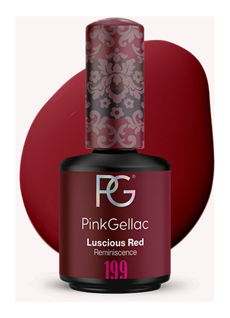 Pink Gellac 199 Luscious Red - gel nagellak 199 Luscious Red 1 MAAT Make-up - Deal