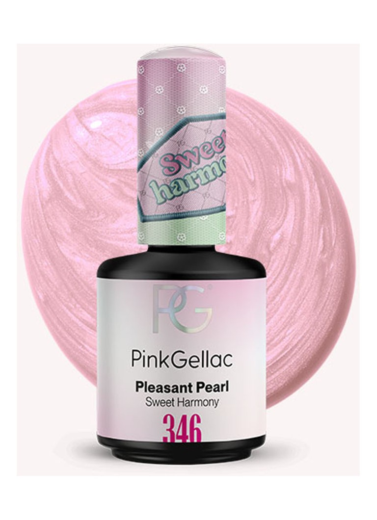 Pink Gellac 346 Pleasant Pearl - gel nagellak 346 Pleasant Pearl 1 MAAT Make-up - Deal