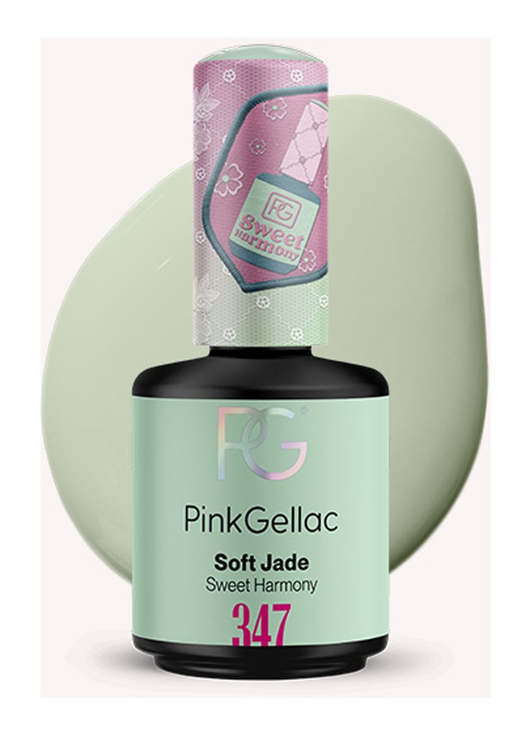 Pink Gellac 347 Soft Jade - gel nagellak 347 Soft Jade 1 MAAT Make-up - Deal