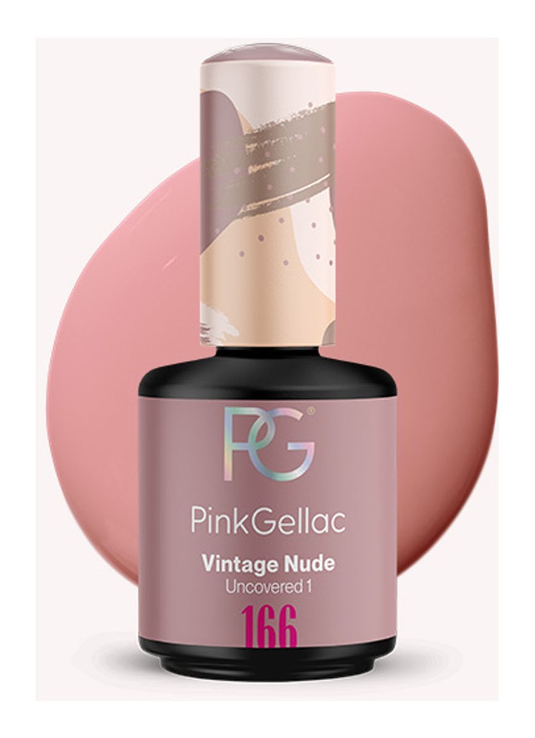 Pink Gellac 166 Vintage Nude - gel nagellak 166 Vintage Nude 1 MAAT Make-up - Deal