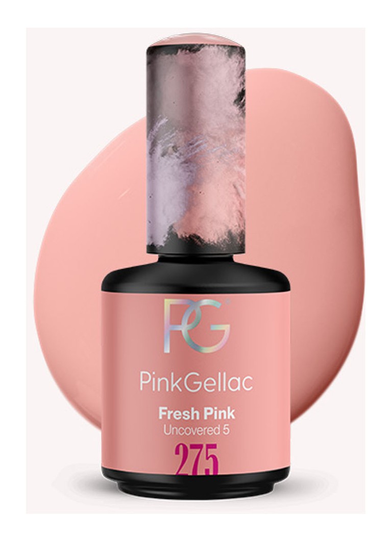 Pink Gellac 275 Fresh Pink - gel nagellak 275 Fresh Pink 15 ml Make-up - Deal