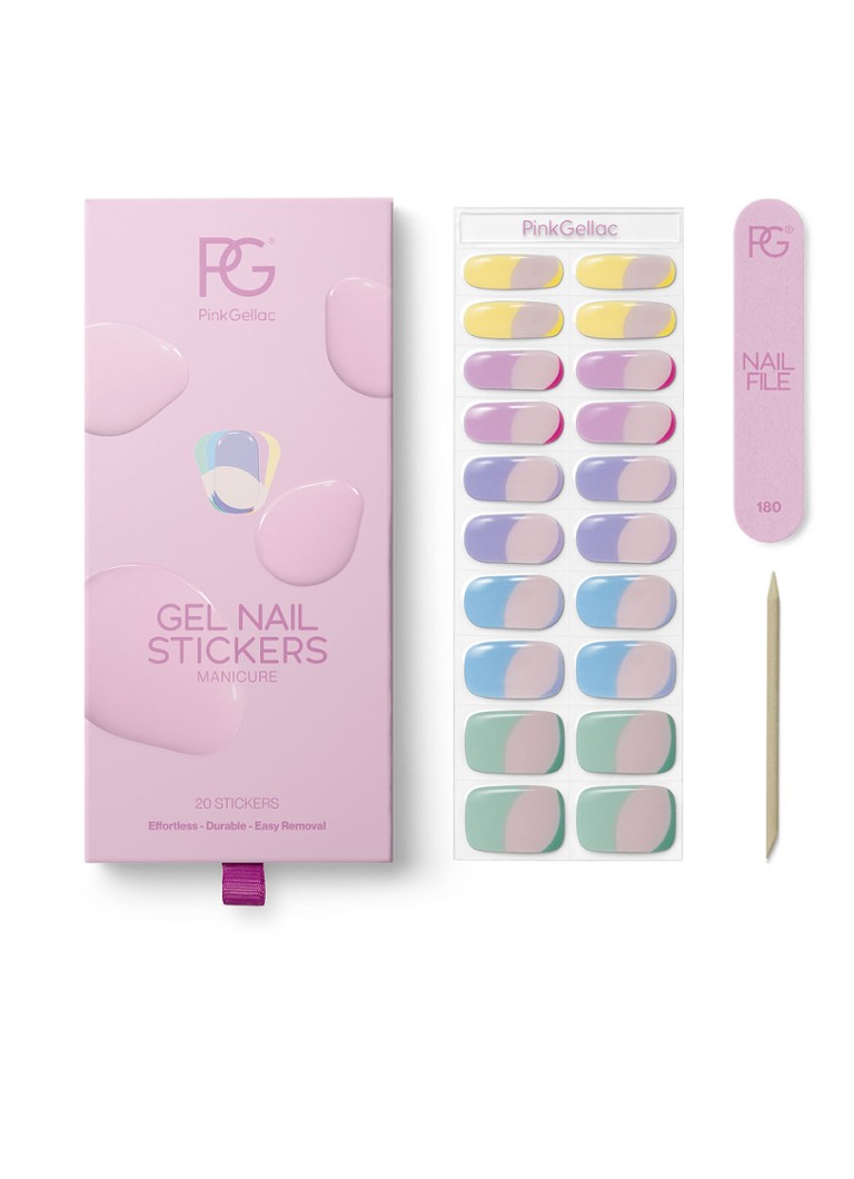Pink Gellac Gel Stickers - nagelstickers Pastel dream 1MAAT Make-up - Deal