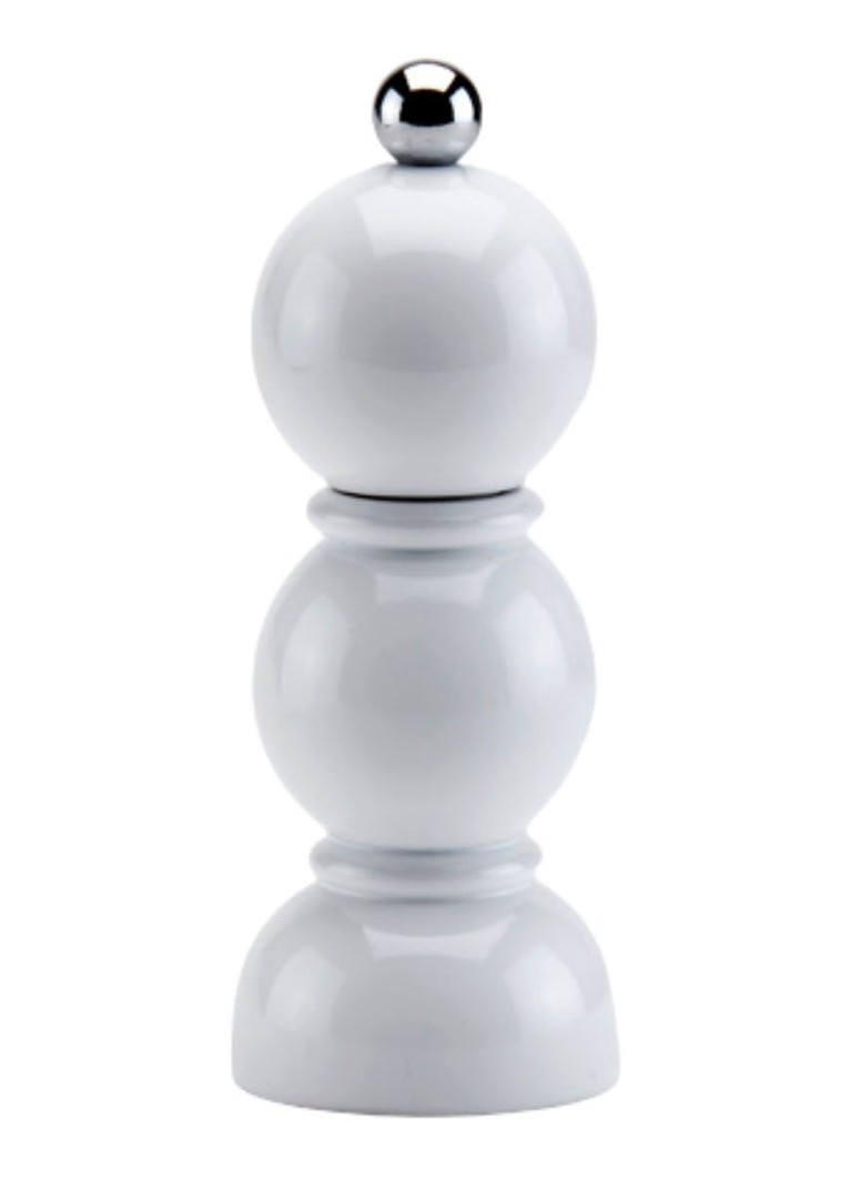 Addison Ross Mini Bobbin peper / zoutmolen 14 cm Wit - Deal
