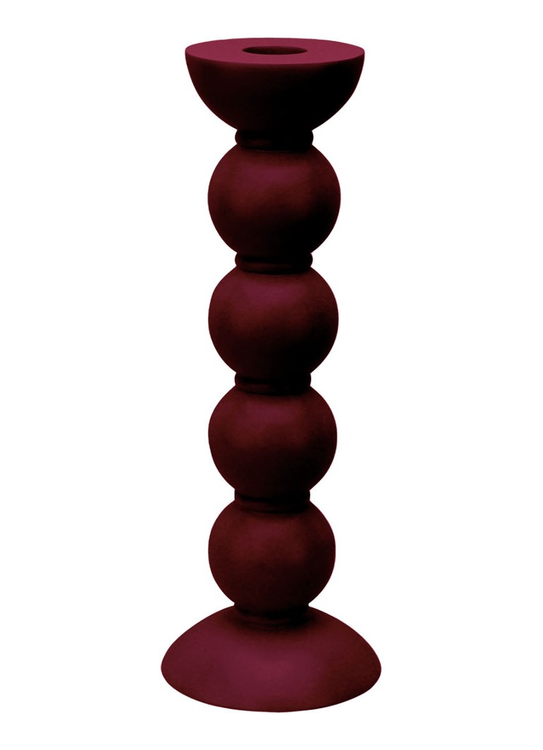 Addison Ross Bobbin kandelaar 24 cm Donkerrood - Deal