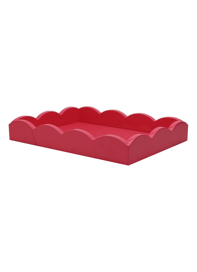 Addison Ross Scallop dienblad 20 x 27 cm Fuchsia - Deal
