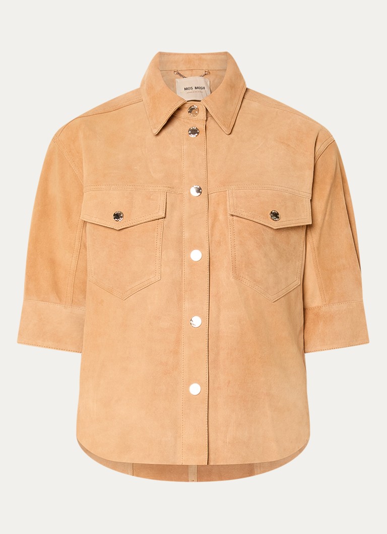 Mos Mosh Dames MMSigga blouse met borstzakken in de kleur Donkeroranje