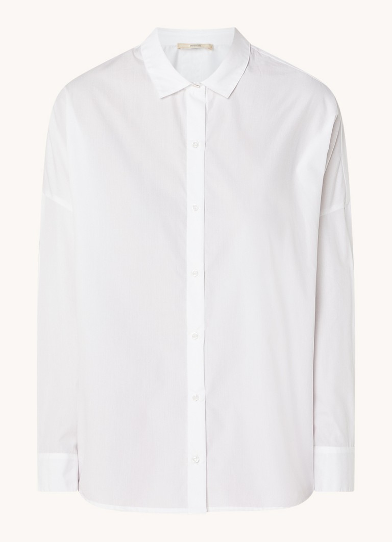 Sessùn Dames Maemi blouse van katoen in de kleur Wit