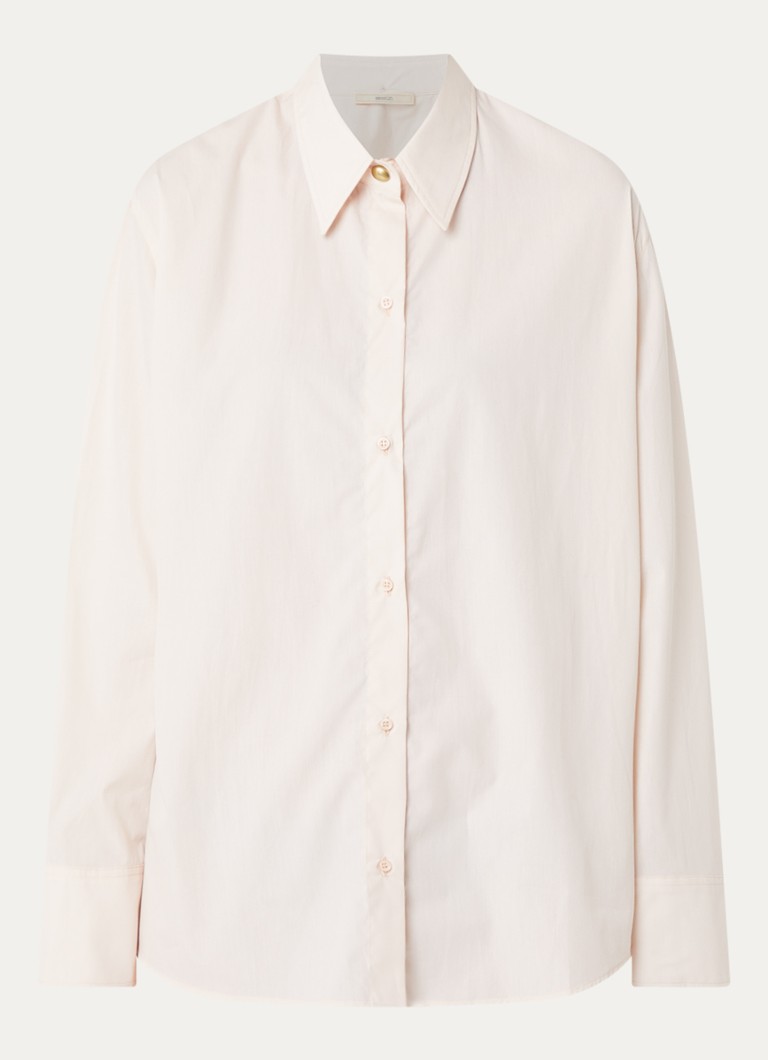 Sessùn Dames Neomi blouse van katoen in de kleur Beige
