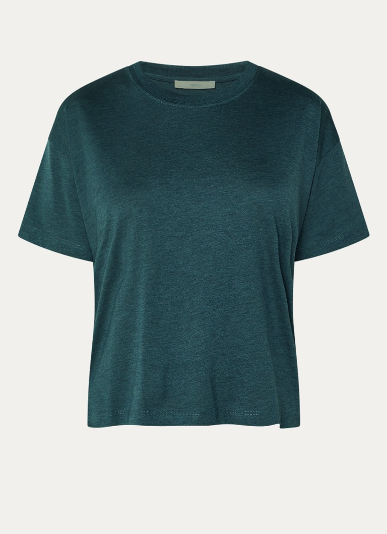 Sessùn Dames Too T-shirt met ronde hals in de kleur Zeegroen
