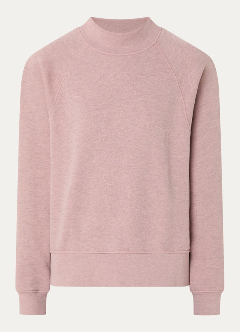 Sessùn Dames Oliveira sweater met opstaande kraag in de kleur Roze