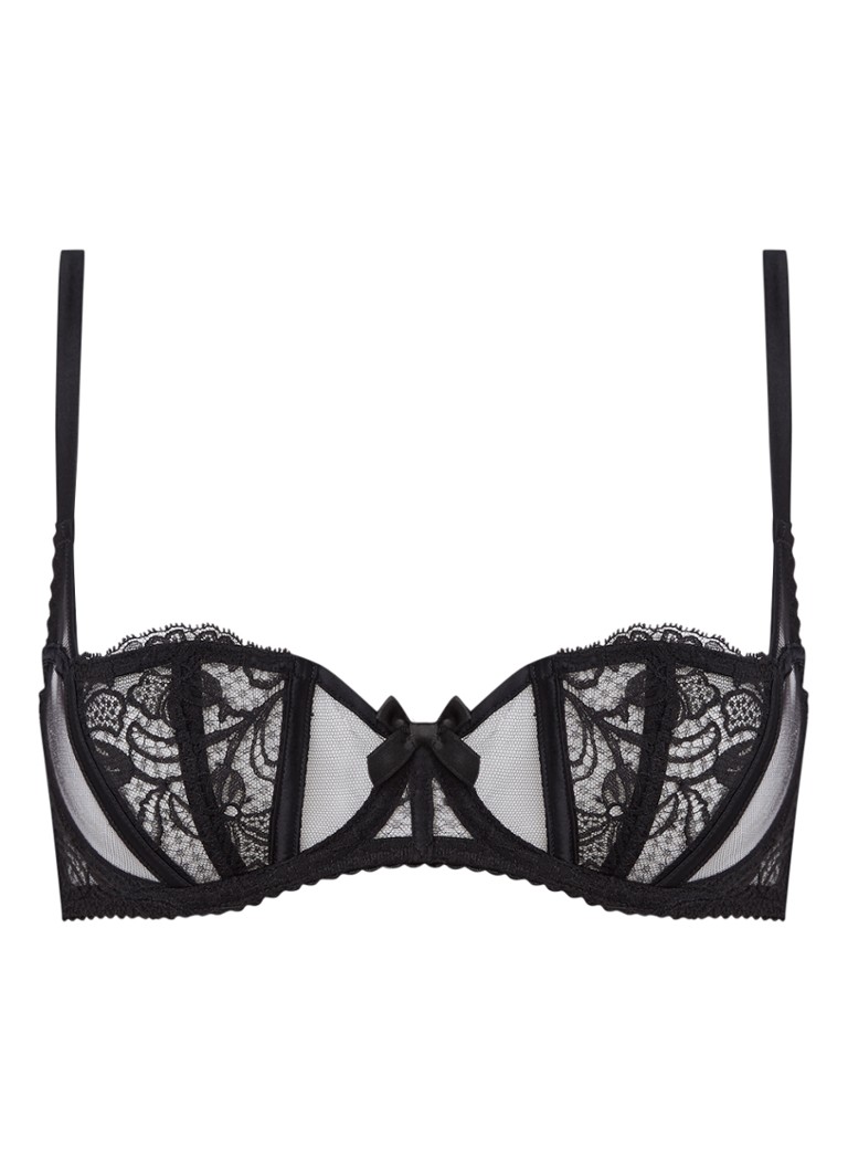 Agent Provocateur Dames Rozlyn balconette bh van kant in de kleur Zwart