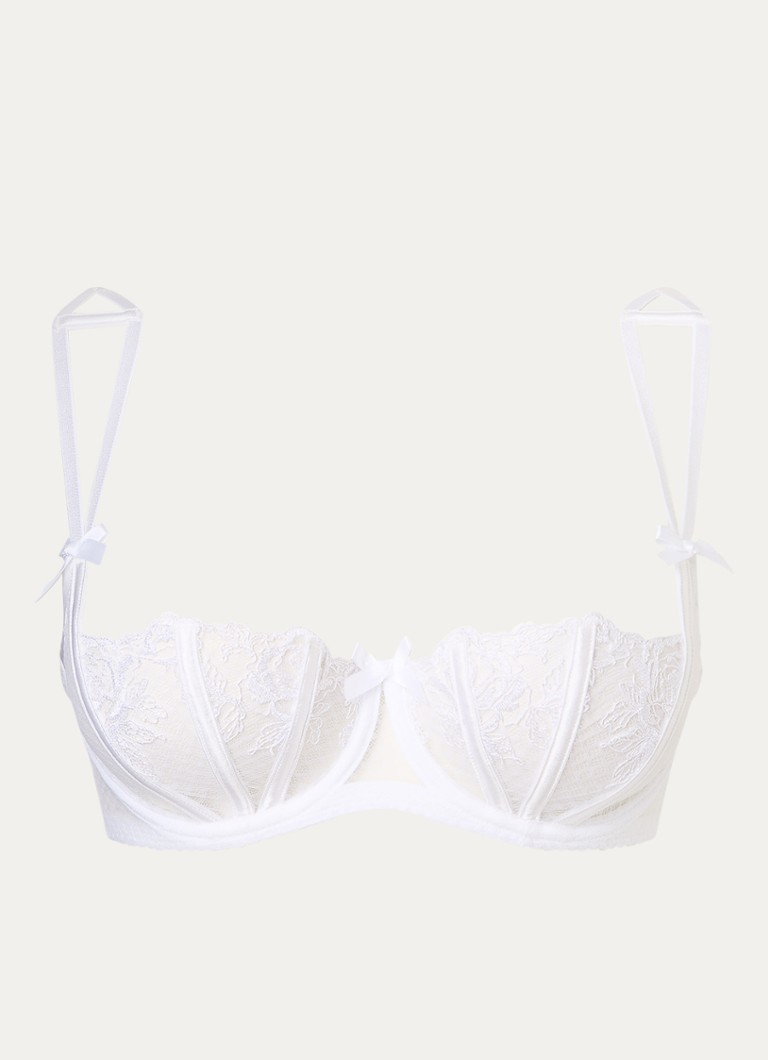 Agent Provocateur Dames Rosia beugel bh met kant en mesh in de kleur Wit
