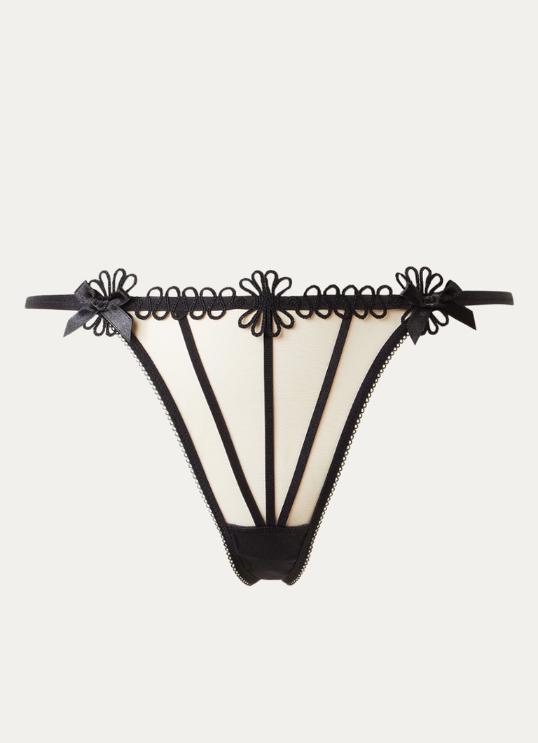 Agent Provocateur Dames Coletta string van mesh in de kleur Zwart