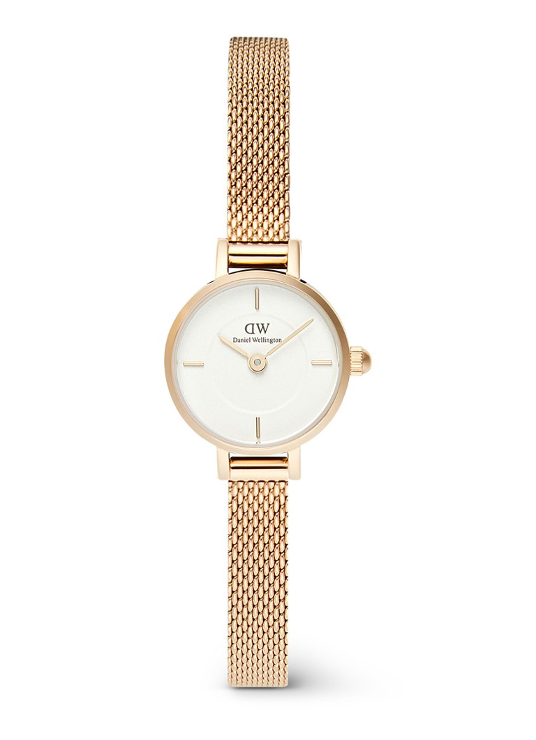 Daniel Wellington Dames Petite Mini horloge DW00100745 in de kleur Goud, maat: 7 maat