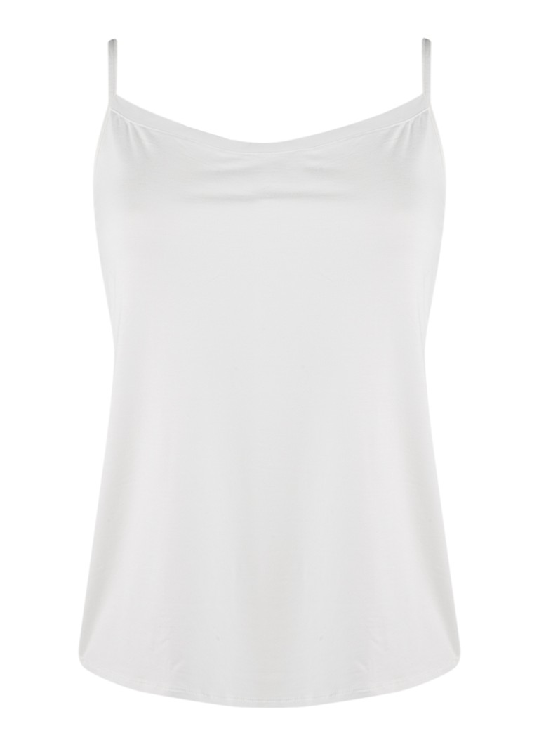 Oroblu Dames Perfect Line cami top van modal in de kleur Ivoor, maat: L