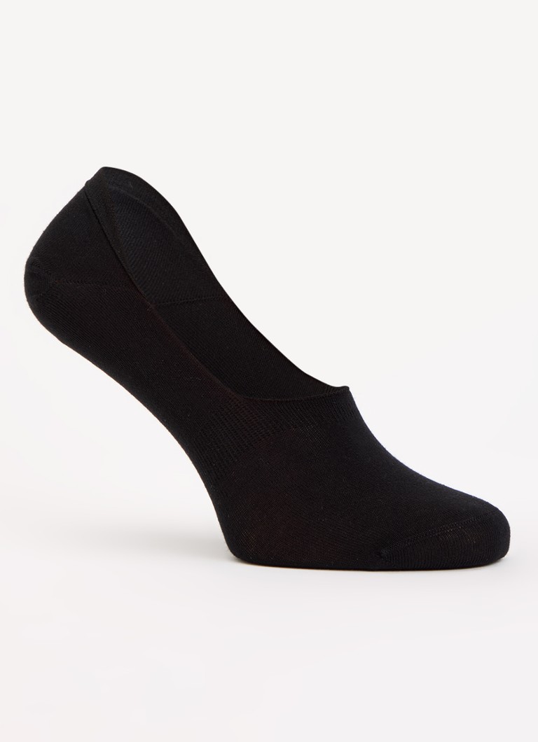 Oroblu Dames Sneakersokken in katoenblend in de kleur Zwart, maat: 39-41