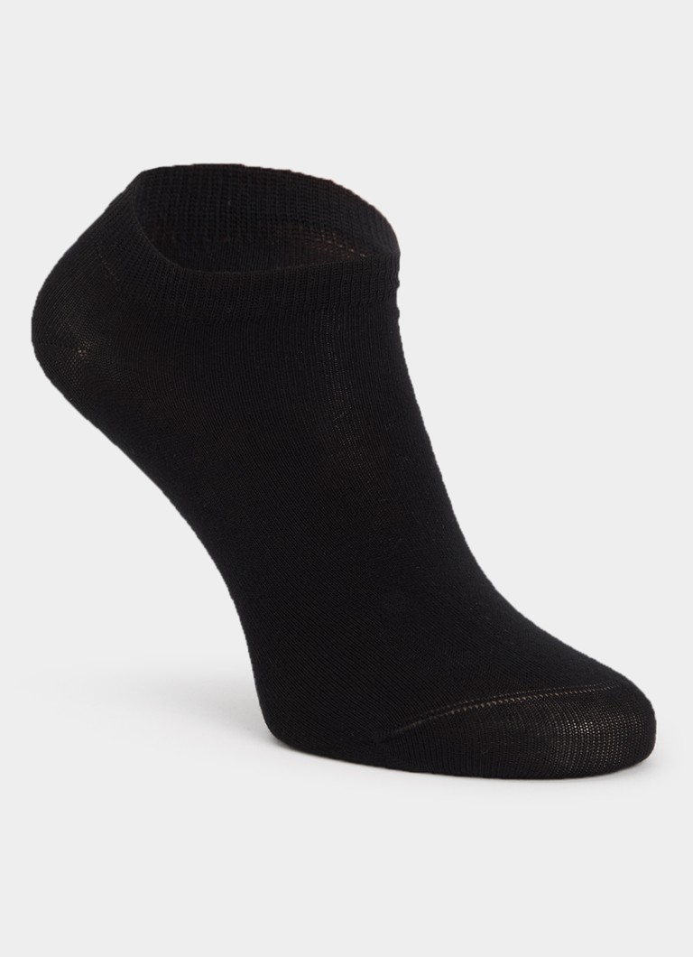 Oroblu Dames Sneakersokken in katoenblend in de kleur Zwart, maat: One Size