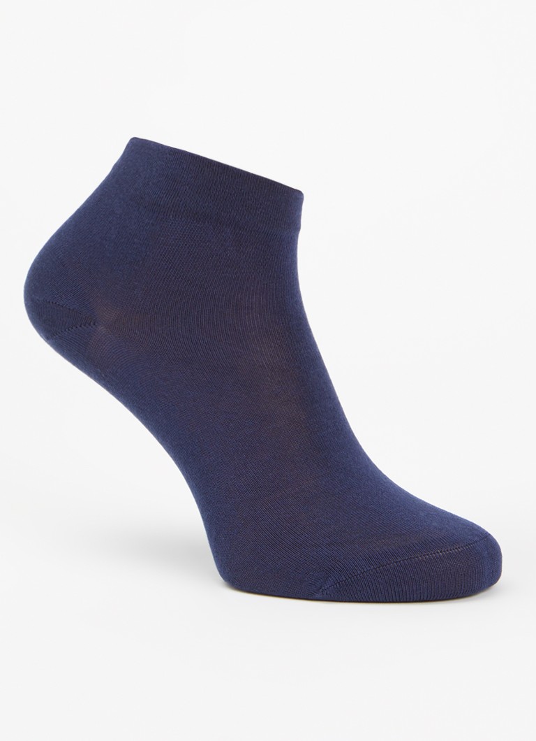 Oroblu Dames Perfect Comfort sneakersokken in de kleur Blauw, maat: One Size