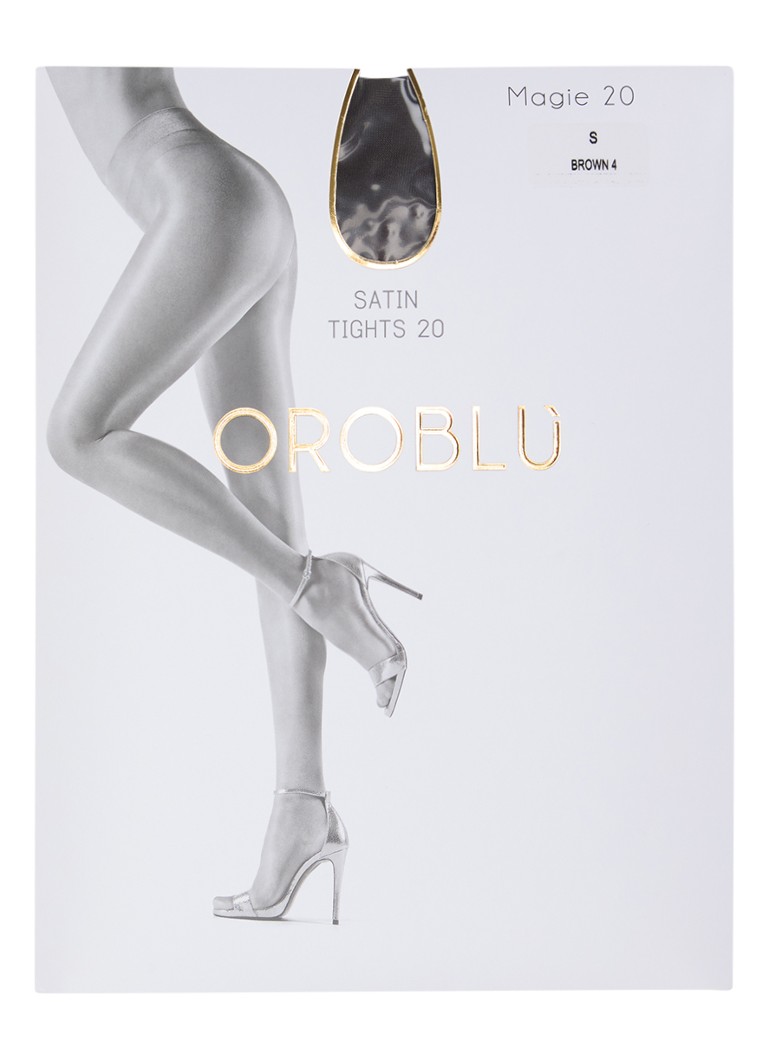 Oroblu Dames Magie panty in 20 denier in de kleur Bruin, maat: S