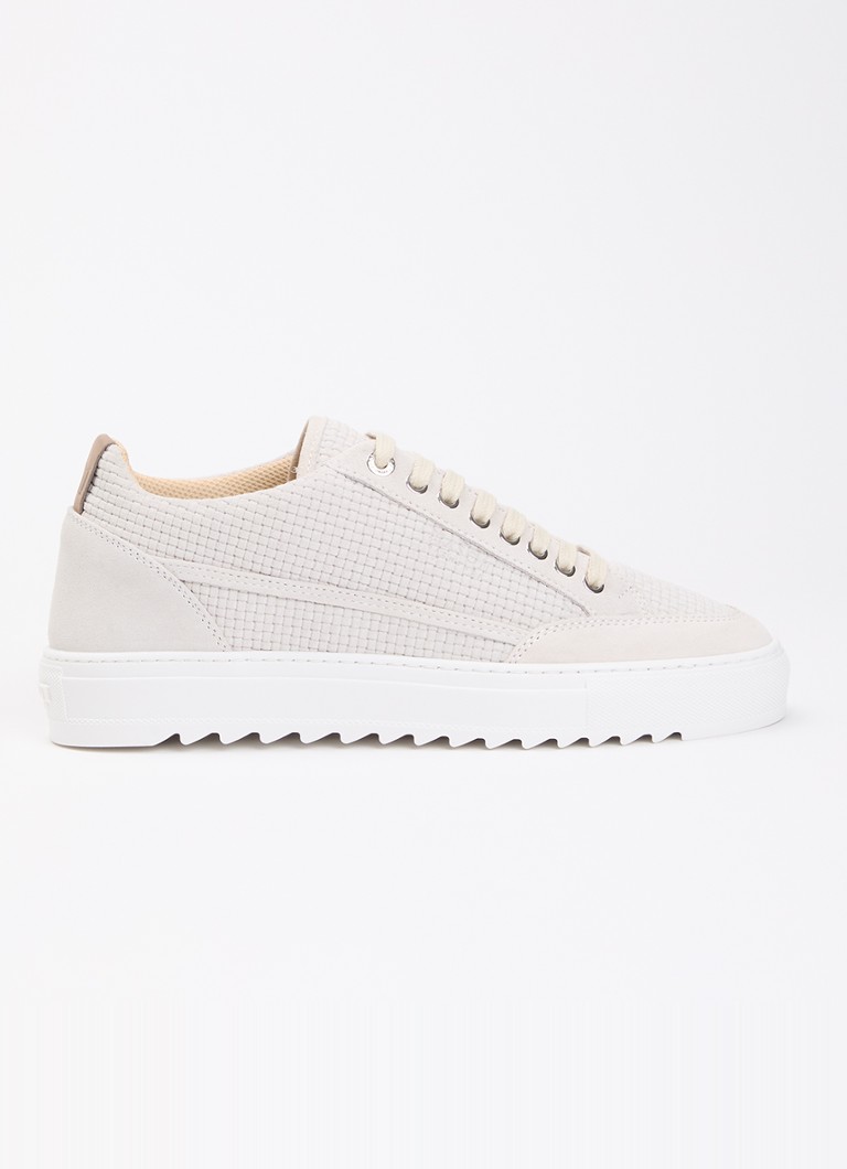 Mason Garments Heren Tia Miscuglio sneaker van suède in de kleur Lichtgrijs, maat: 43