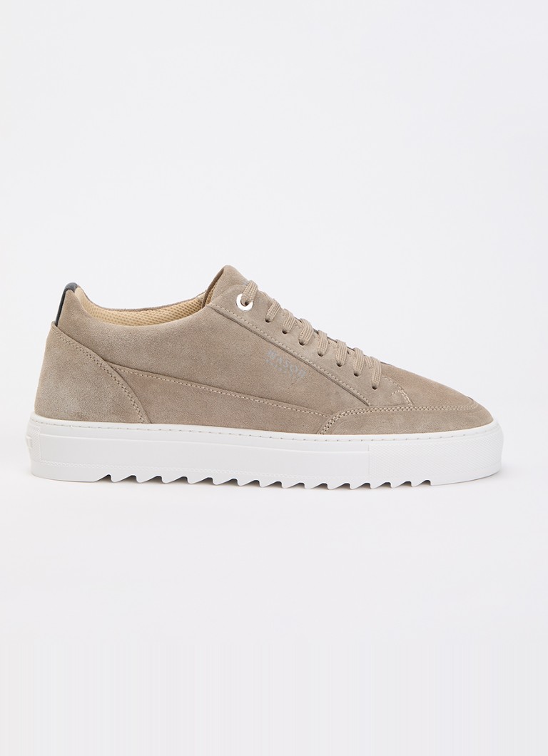 Mason Garments Heren Tia Nativo sneaker van suède in de kleur Beige, maat: 47