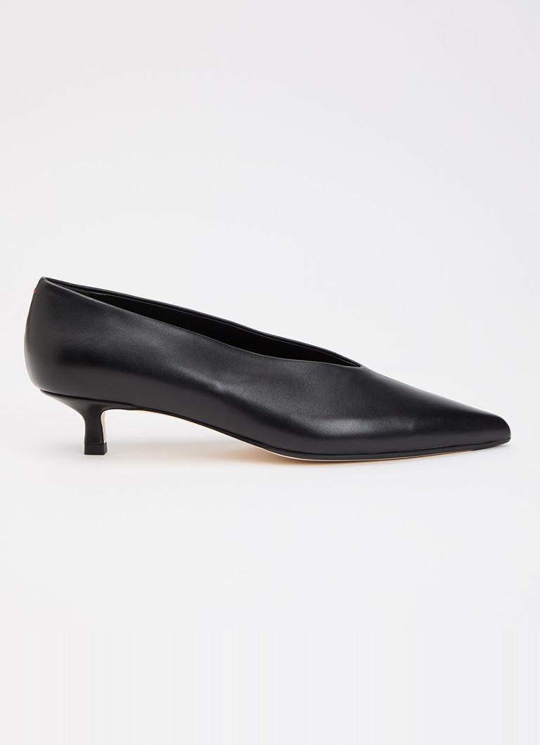 Aeyde Dames Clara pump van lamsleer in de kleur Zwart, maat: 38
