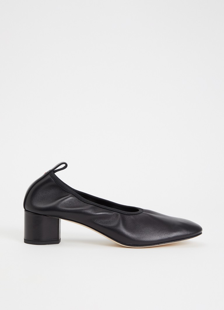 Aeyde Dames Gemma pump van leer in de kleur Zwart, maat: 39