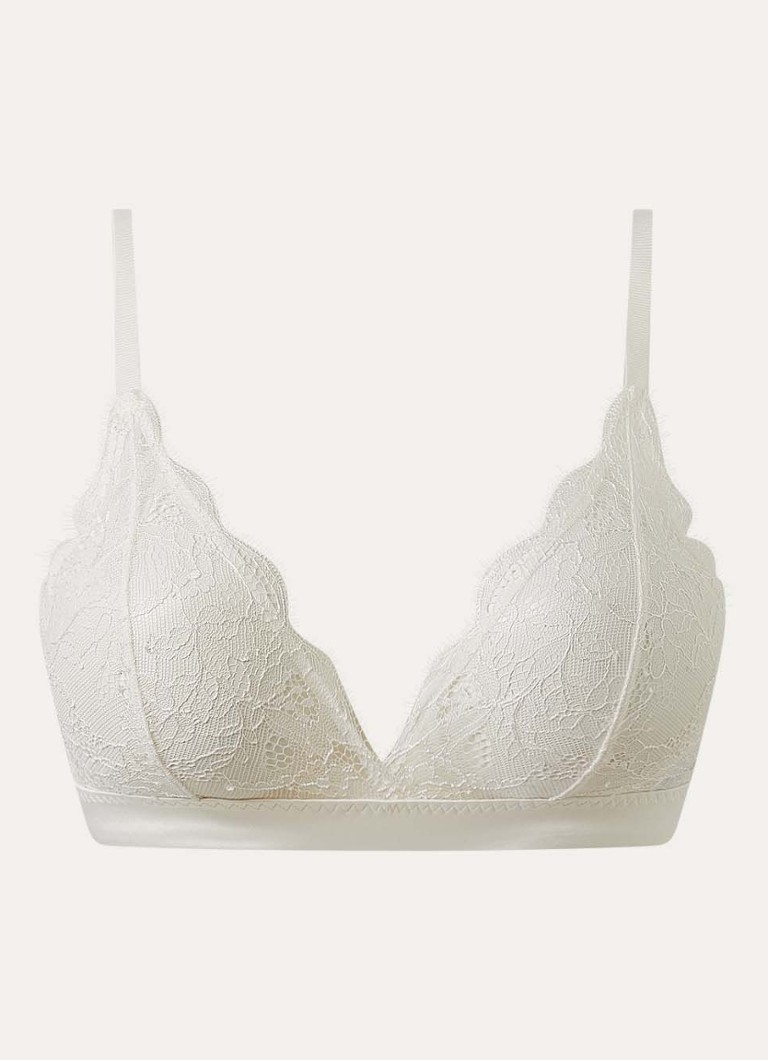 Love Stories Dames Gwen bralette van kant in de kleur Wit, maat: A/B70