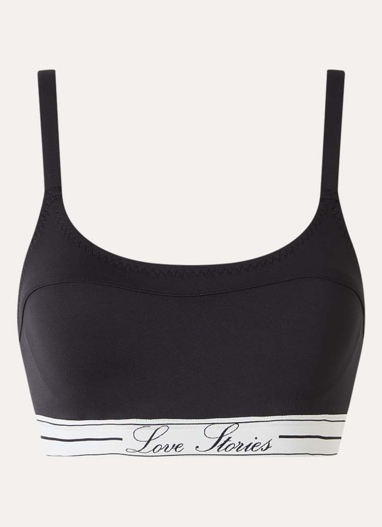 Love Stories Dames Tori sport bh met light support in de kleur Zwart, maat: XL