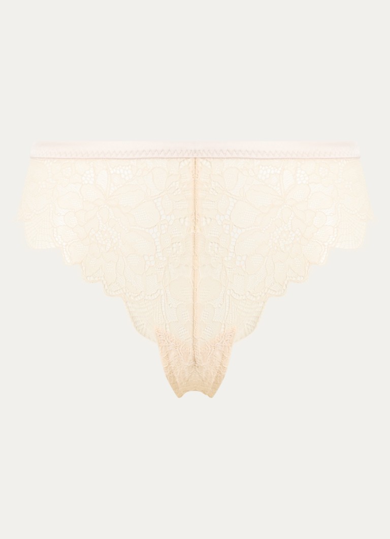 Love Stories Dames Gloria hipster van kant in de kleur Creme, maat: S