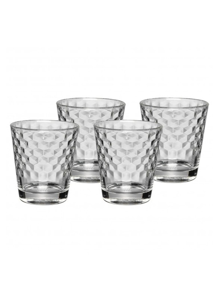 WMF CoffeeTime glas 26 cl set van 4 Transparant - Deal