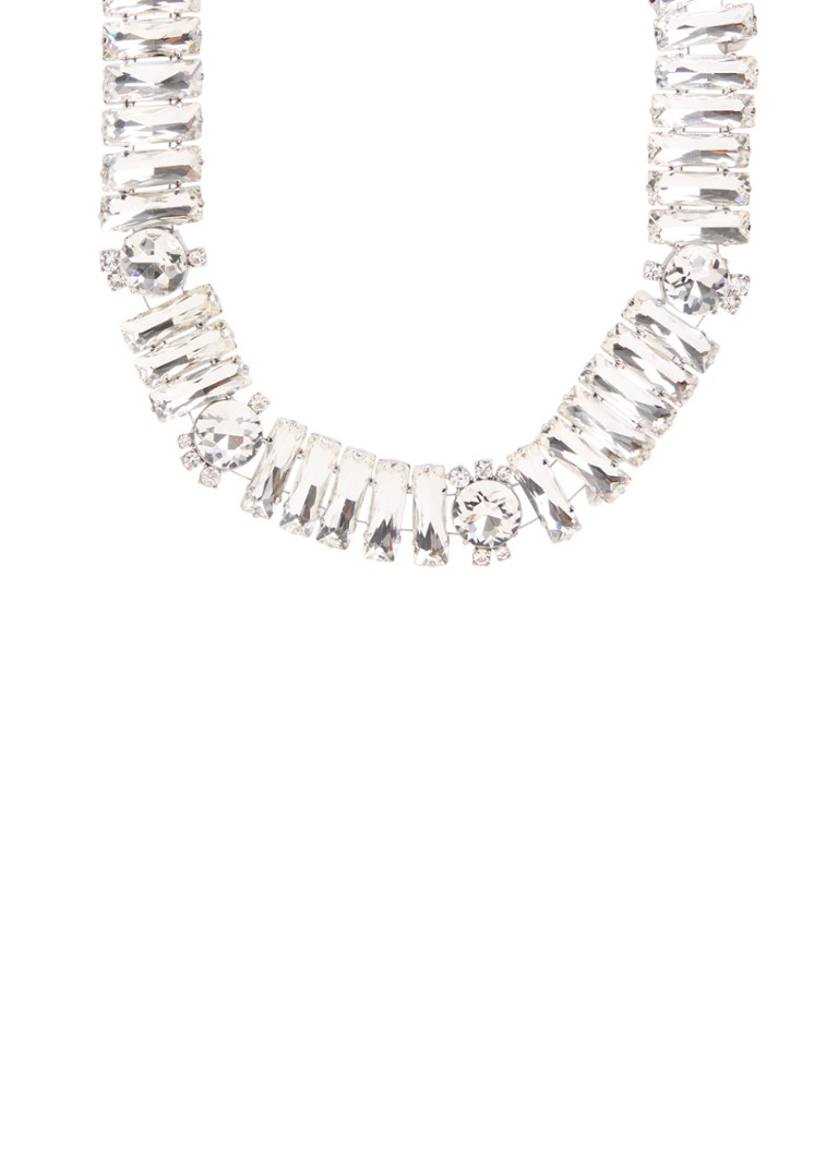 Essentiel Antwerp Dames Tasbedel en ketting met strass in de kleur Zilver